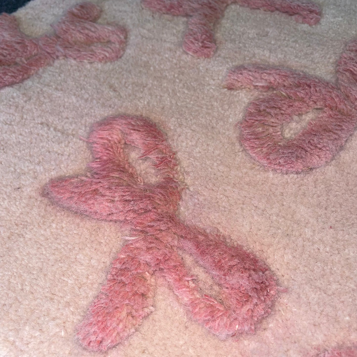 Rosette Ribbons Hand-Tufted 3D Rug