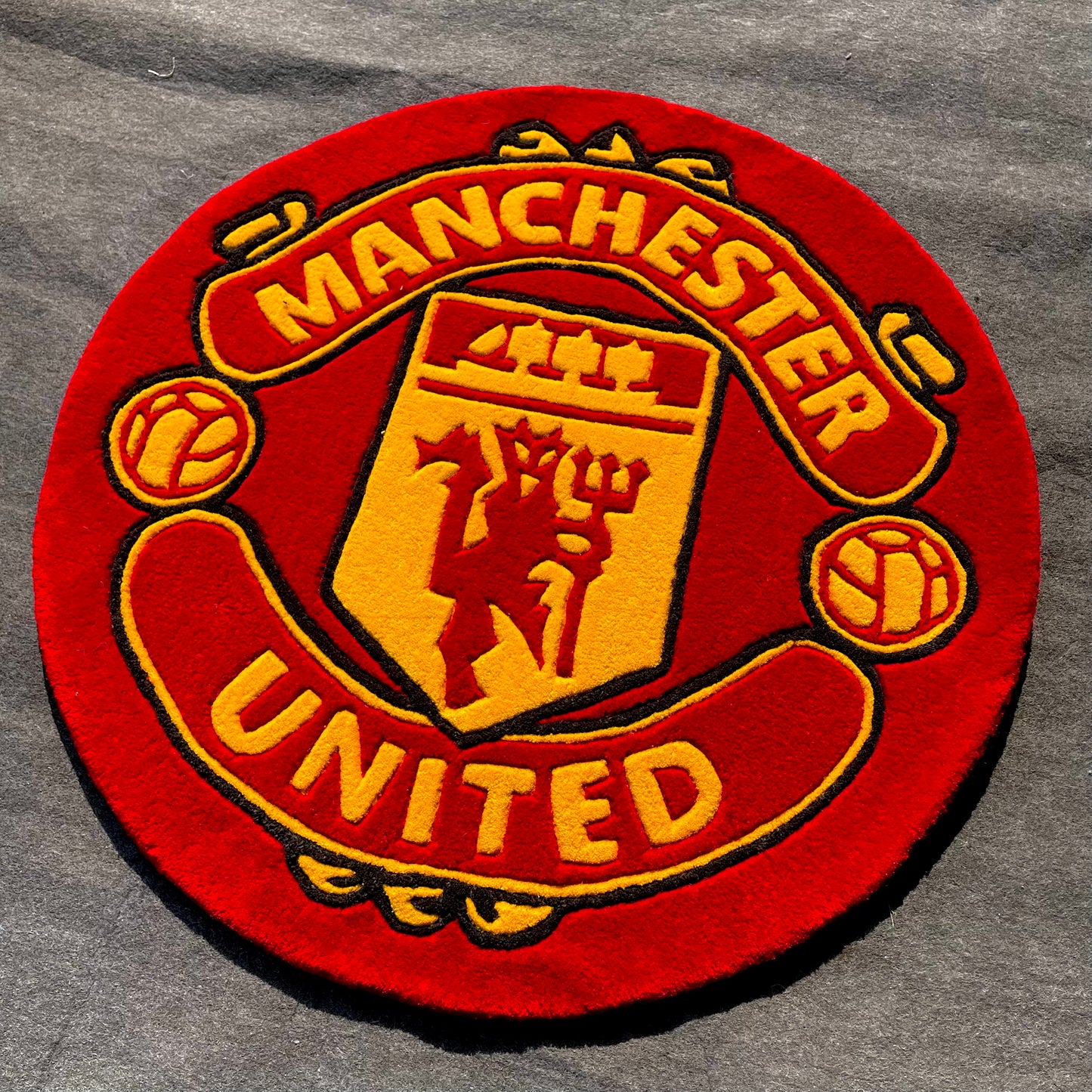 Manchester United FC Hand-Tufted Wall Rug