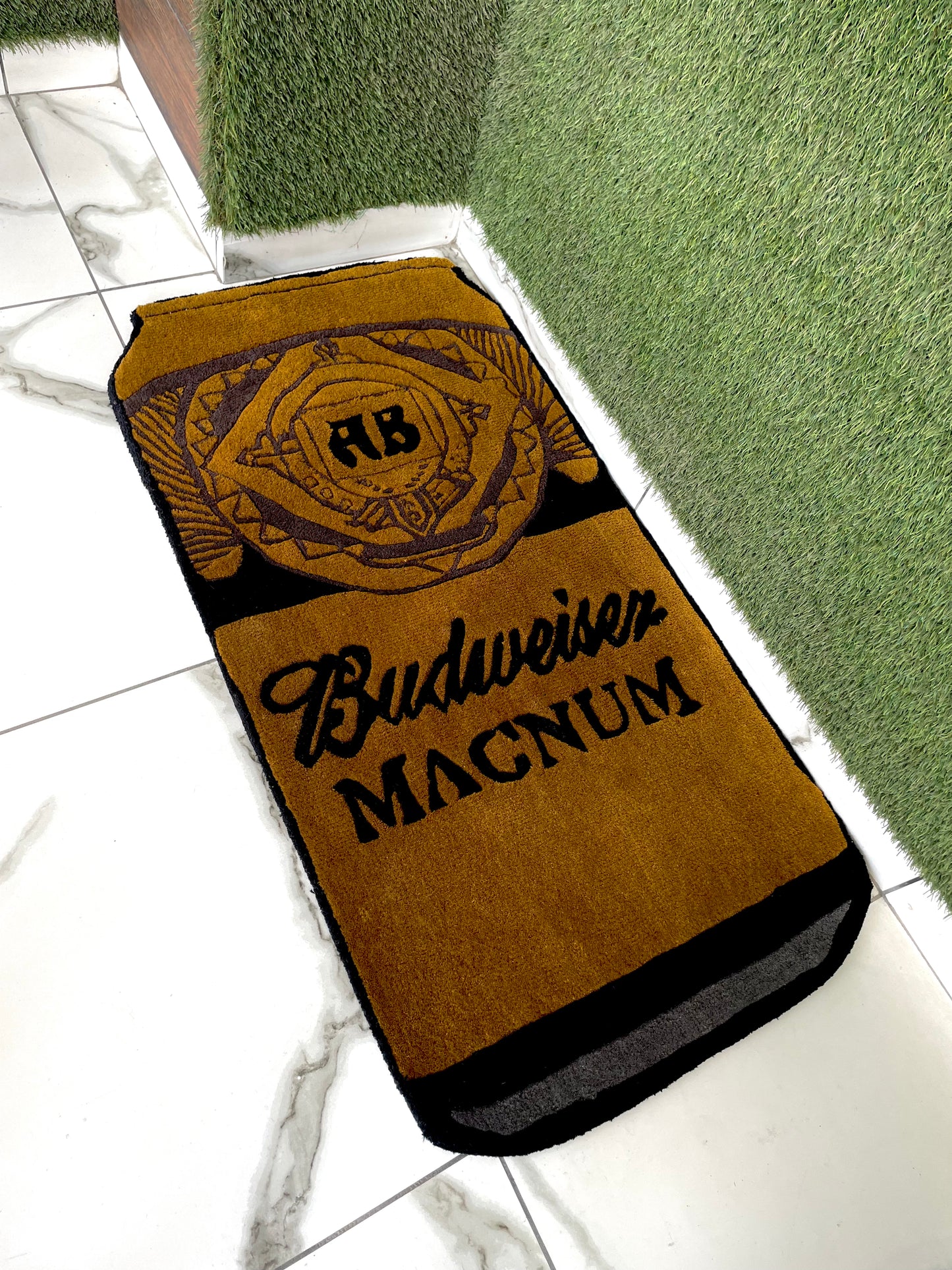 Budweiser Beer Hand-Tufted Rug | Ready To Ship