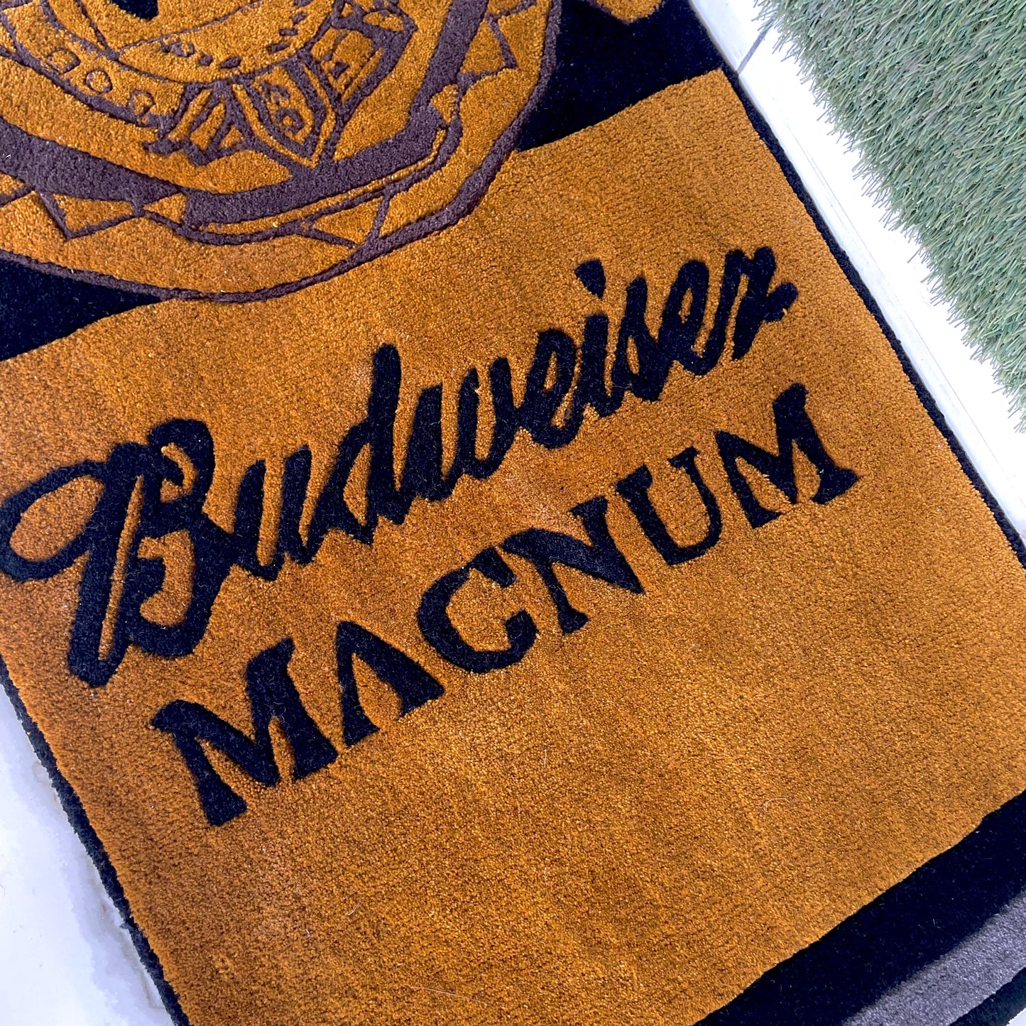 Budweiser Beer Hand-Tufted Rug | Ready To Ship