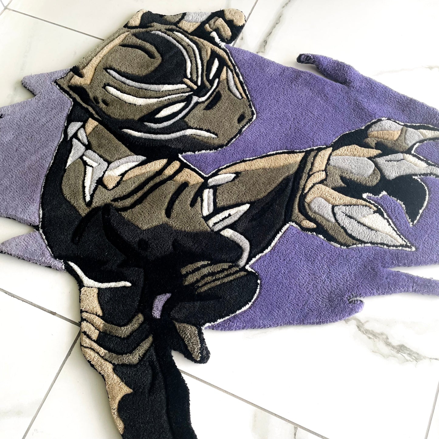Black Panther Rug side view