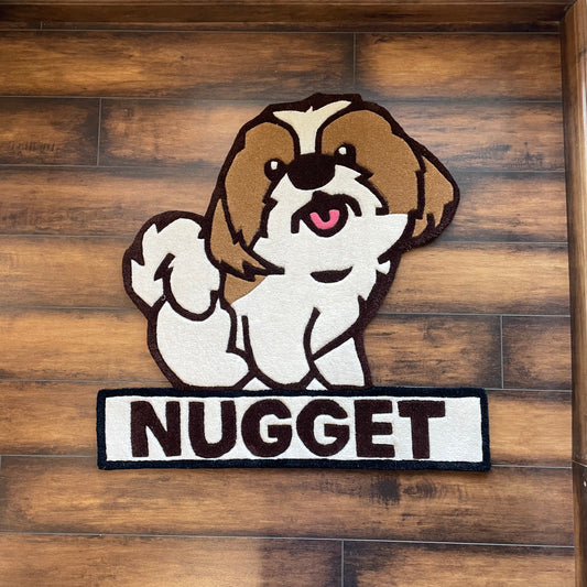 Nugget - The Shih Tzu Hand-Tufted Rug (Customisable)