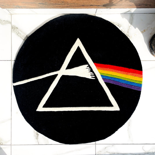 Pink Floyd Prism Hand-Tufted Rug