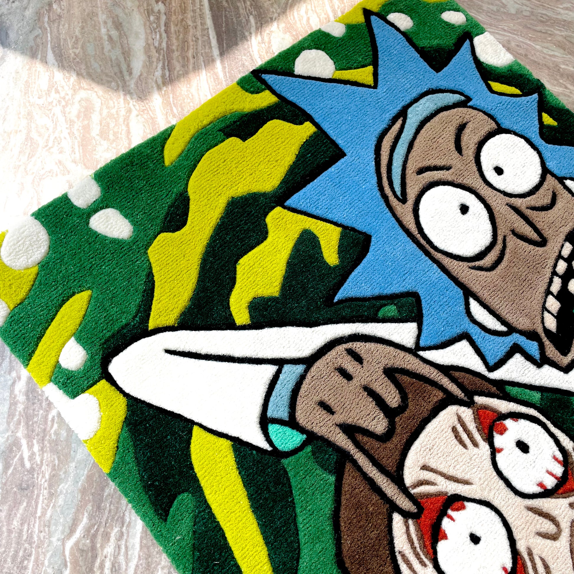 Rick and Morty Portal Hand-Tufted Rug – Carpet Diem