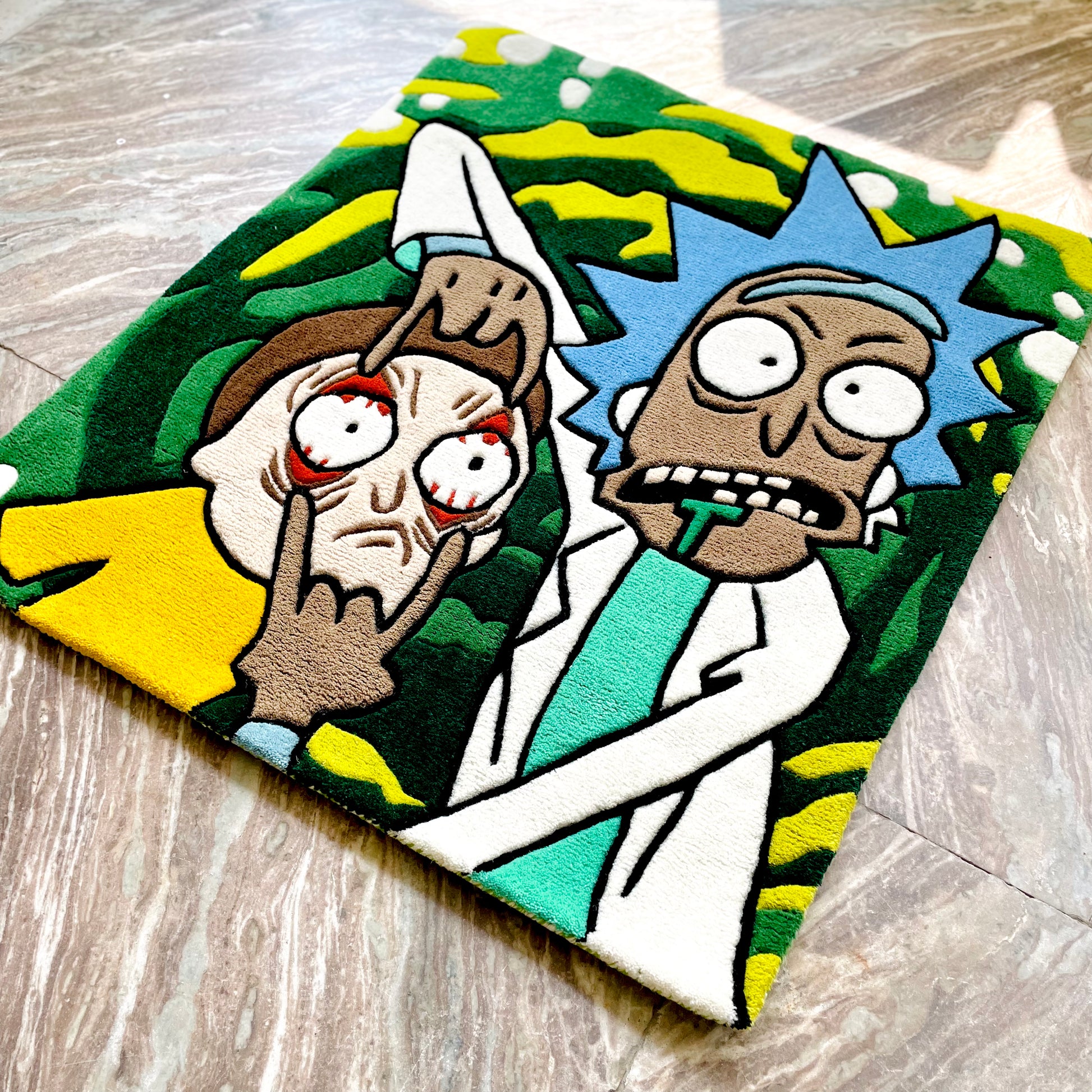 Rick and Morty Portal Hand-Tufted Rug – Carpet Diem