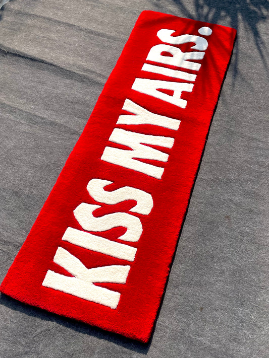 Kiss My Airs Red Runner Rug