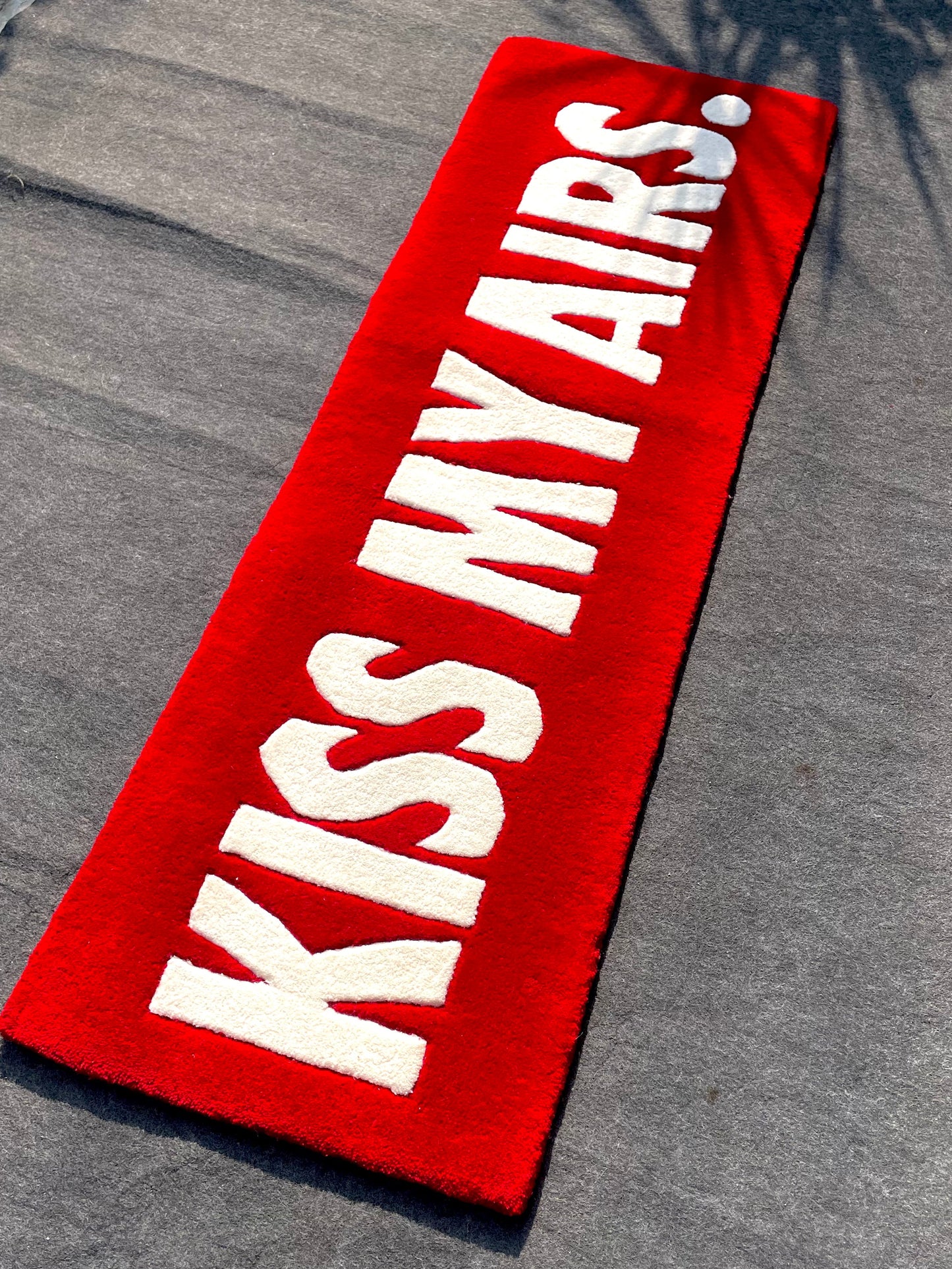 Kiss My Airs Red Runner Rug