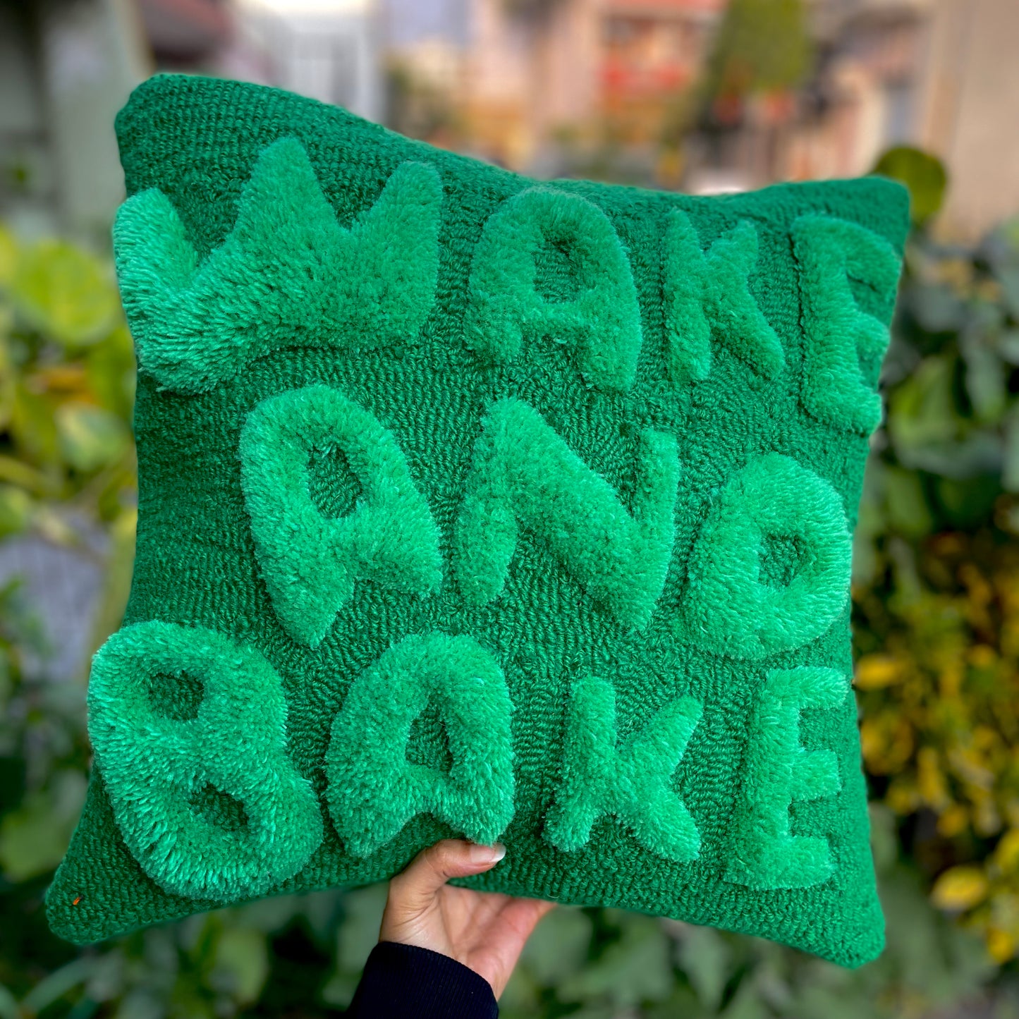 Wake and Bake Tufted Cushion Cover