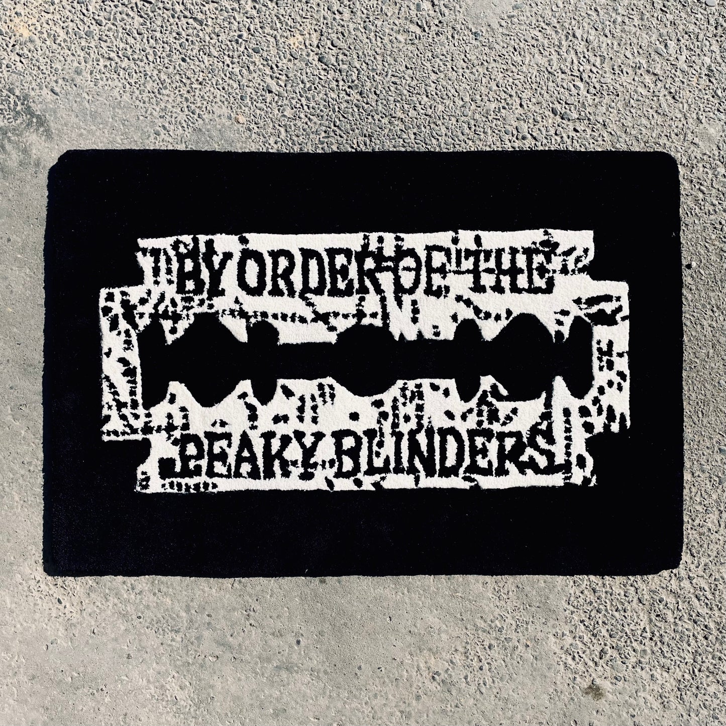 Peaky Blinder Hand-Tufted Rug: By Order of the Shelby Company