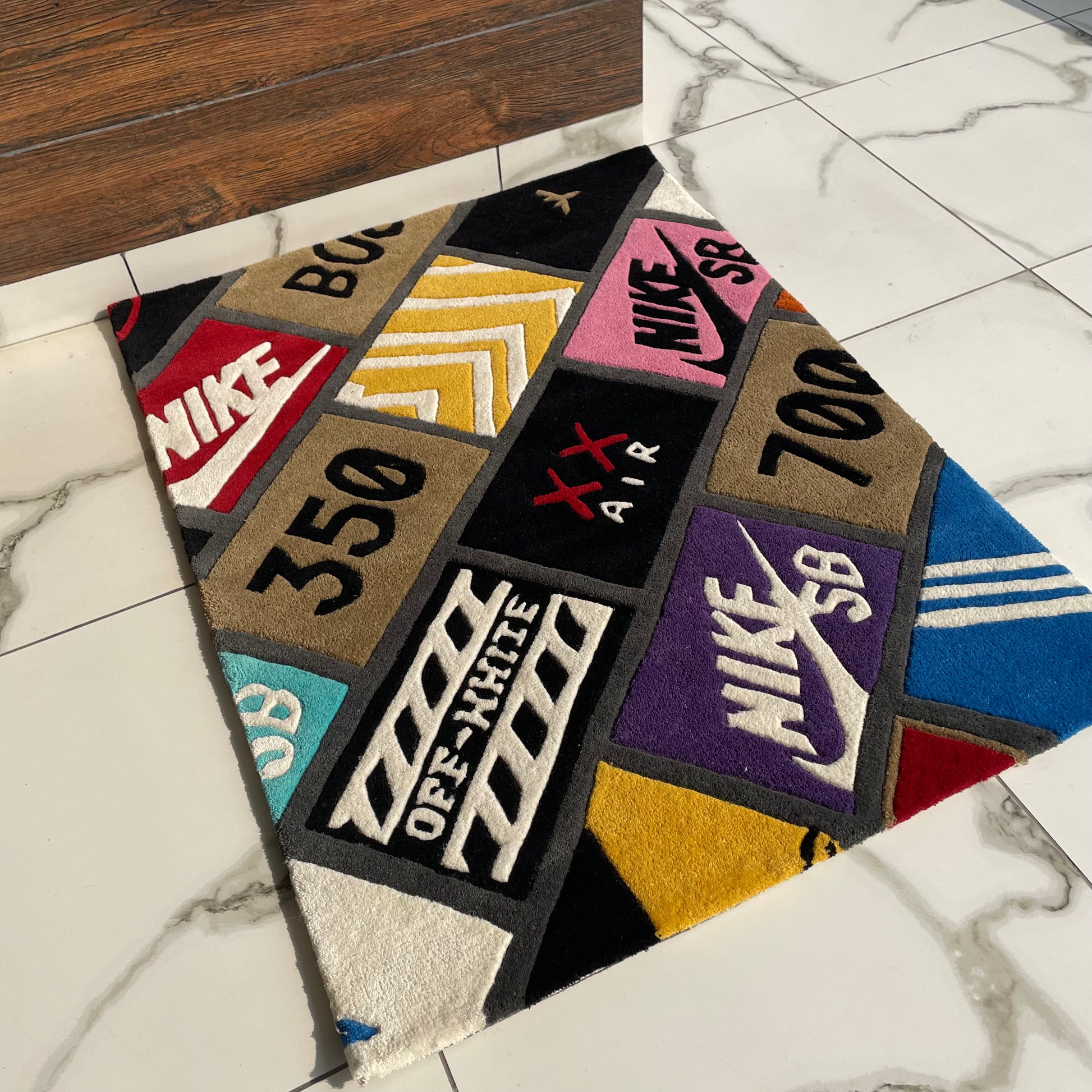 Sneaker Box Top Hand-Tufted Rug