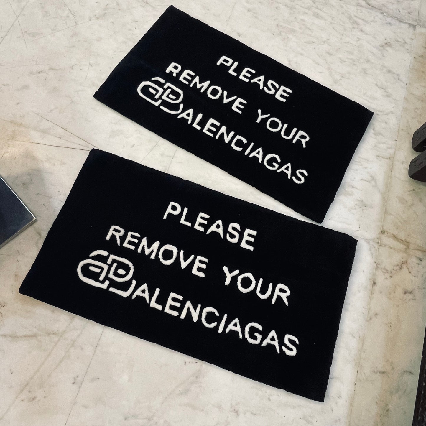 Please Remove Your Balenciagas Hand-Tufted Rug 