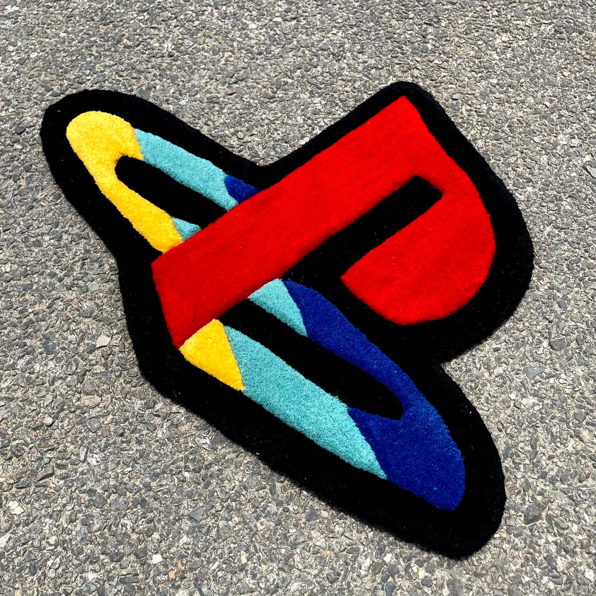 PlayStation Logo Hand-Tufted Rug