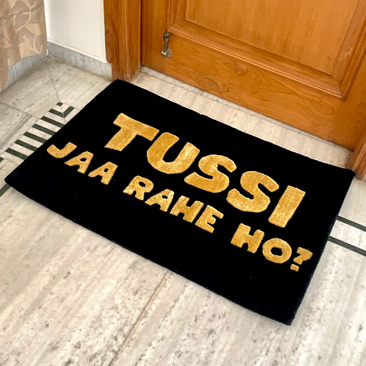 Tussi Jaa Rahe Ho Hand-Tufted 3D Rug