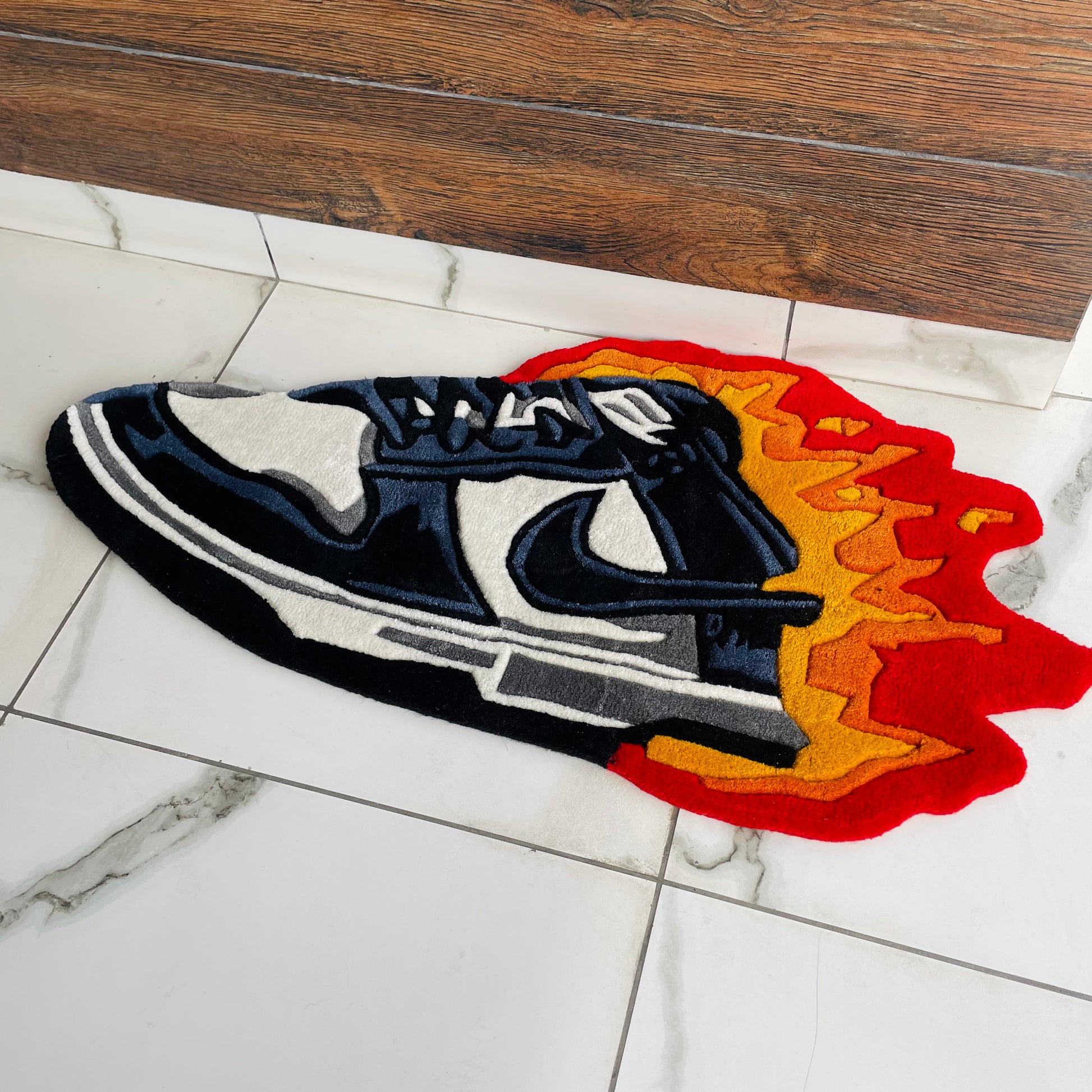 Sneaker Heat Check Hand-Tufted Rug