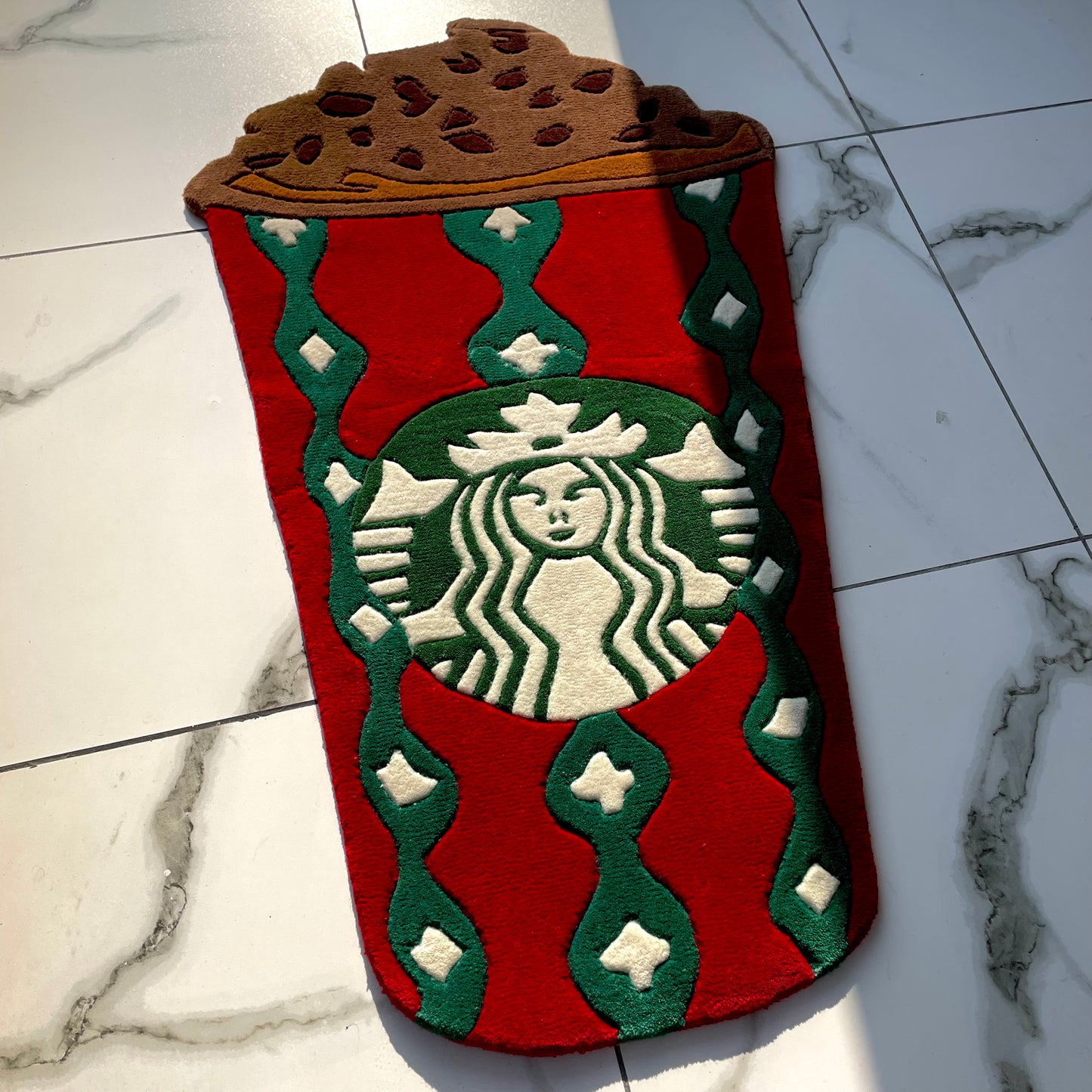Starbucks Christmas Hand-Tufted Rug