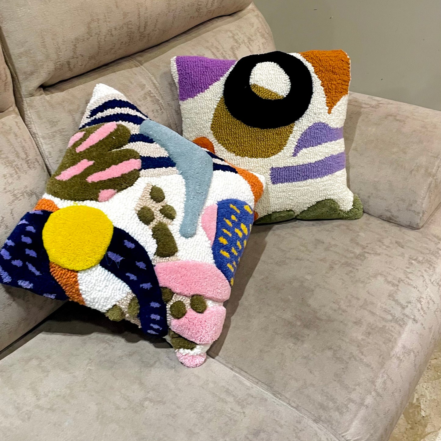 Mosaic Tufted Cushion Cover