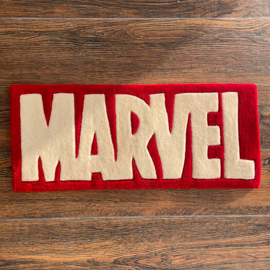 Marvel Logo Hand-Tufted Rug