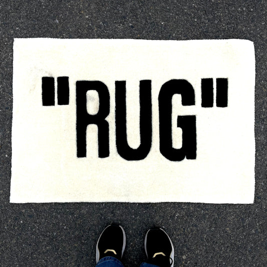 RUG Typography Hand-Tufted Rug