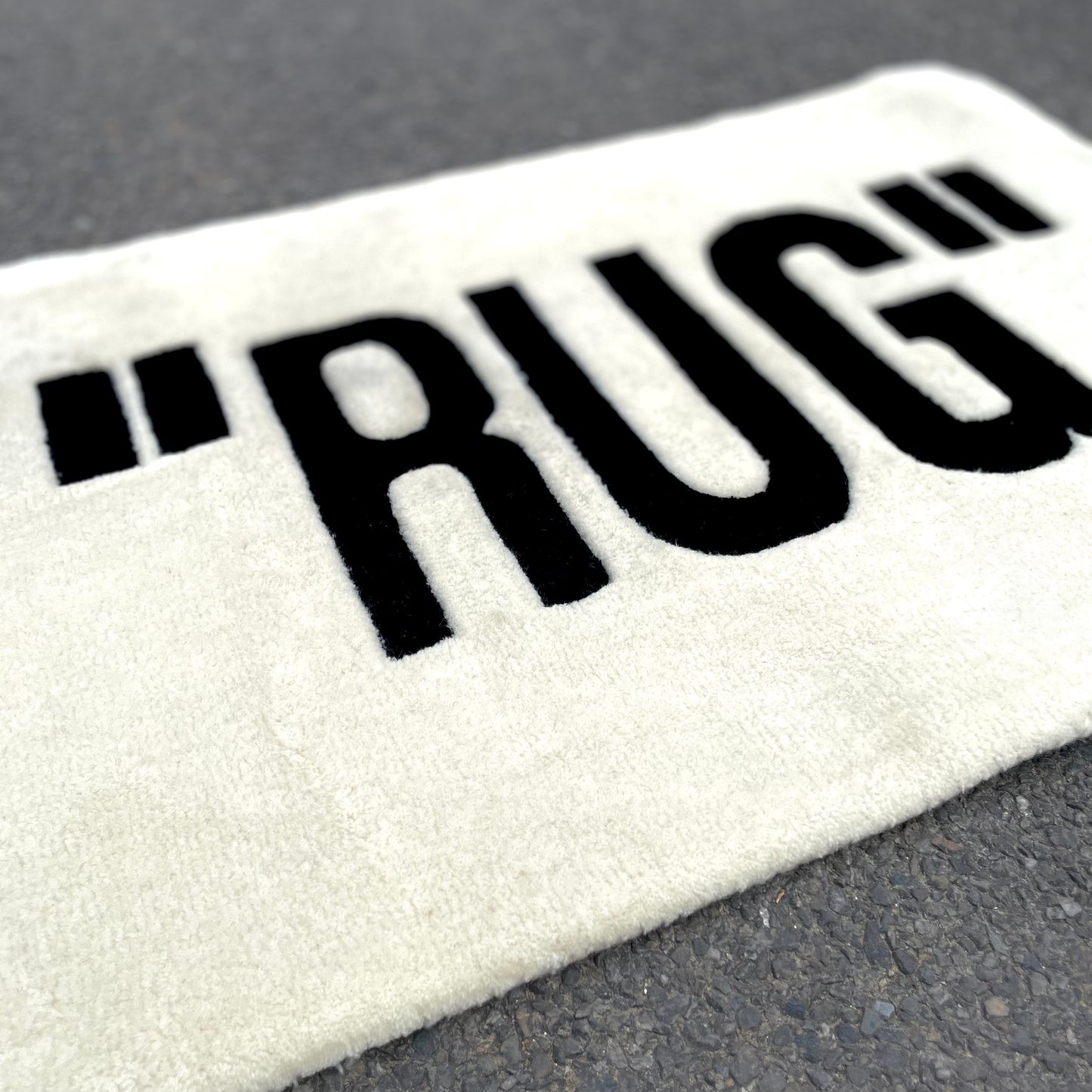 RUG Typography Hand-Tufted Rug