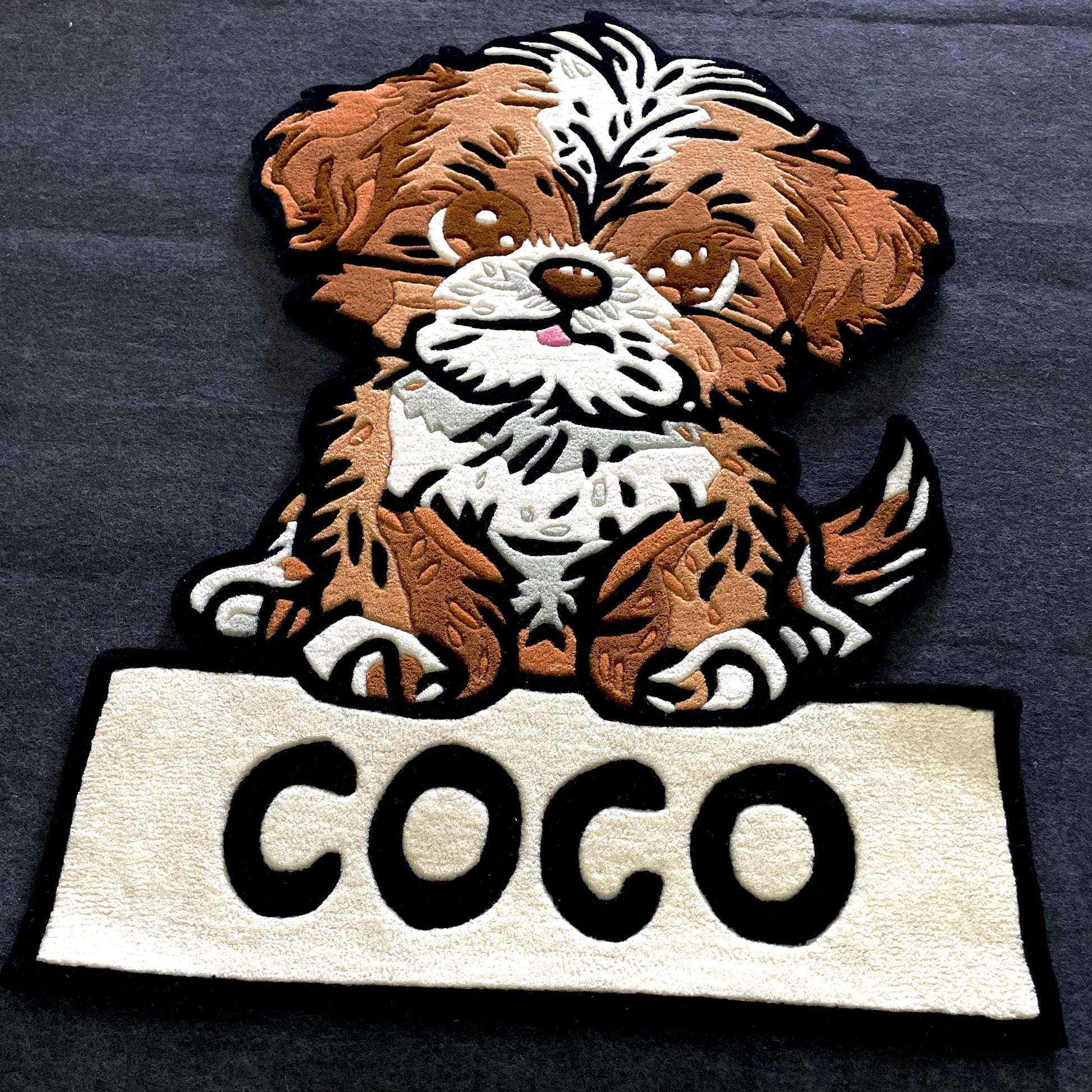 Coco - The Shih Tzu Hand-Tufted Rug