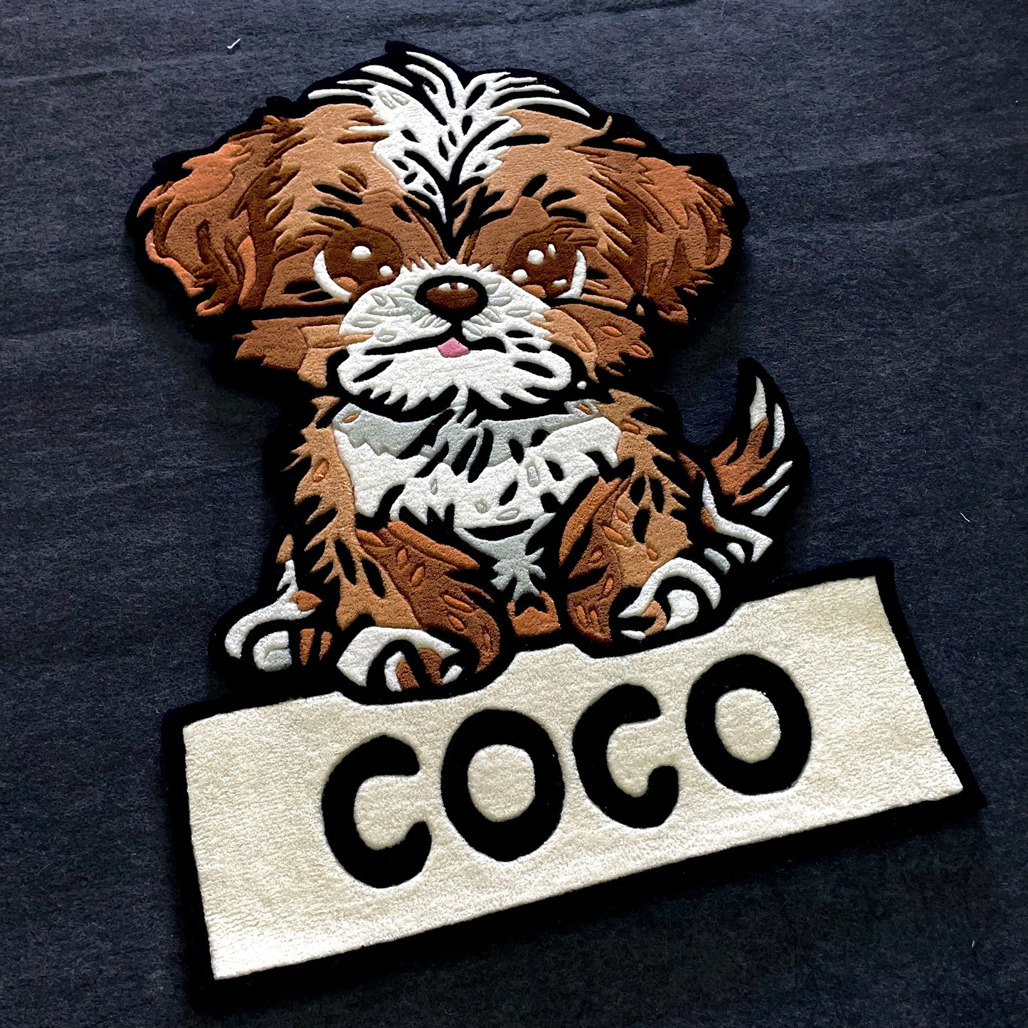 Coco - The Shih Tzu Hand-Tufted Rug