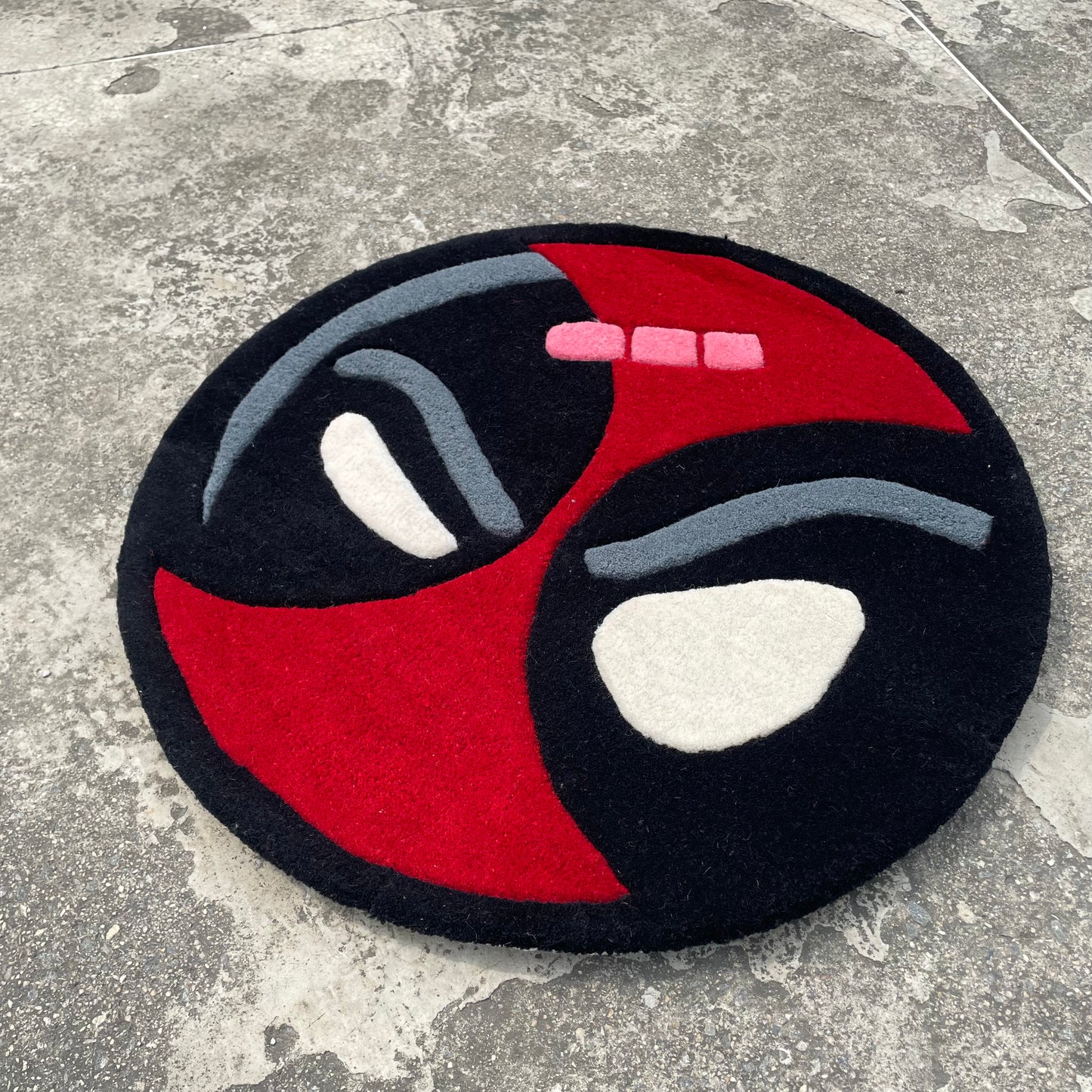 Deadpool Hand-Tufted Rug side view