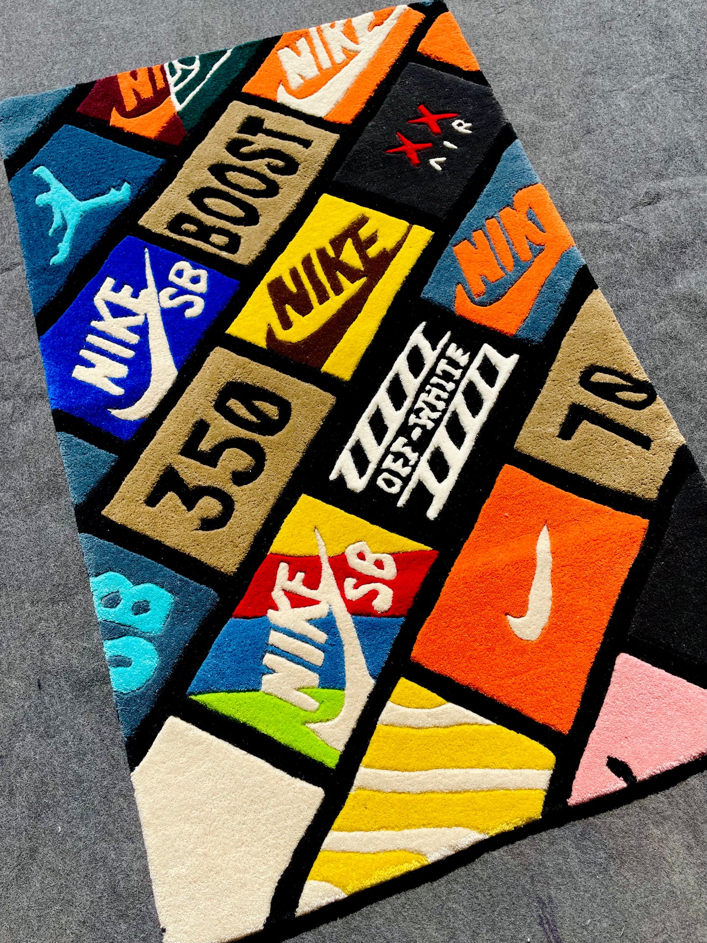 Sneaker Box Top Hand-Tufted Rug (VII)