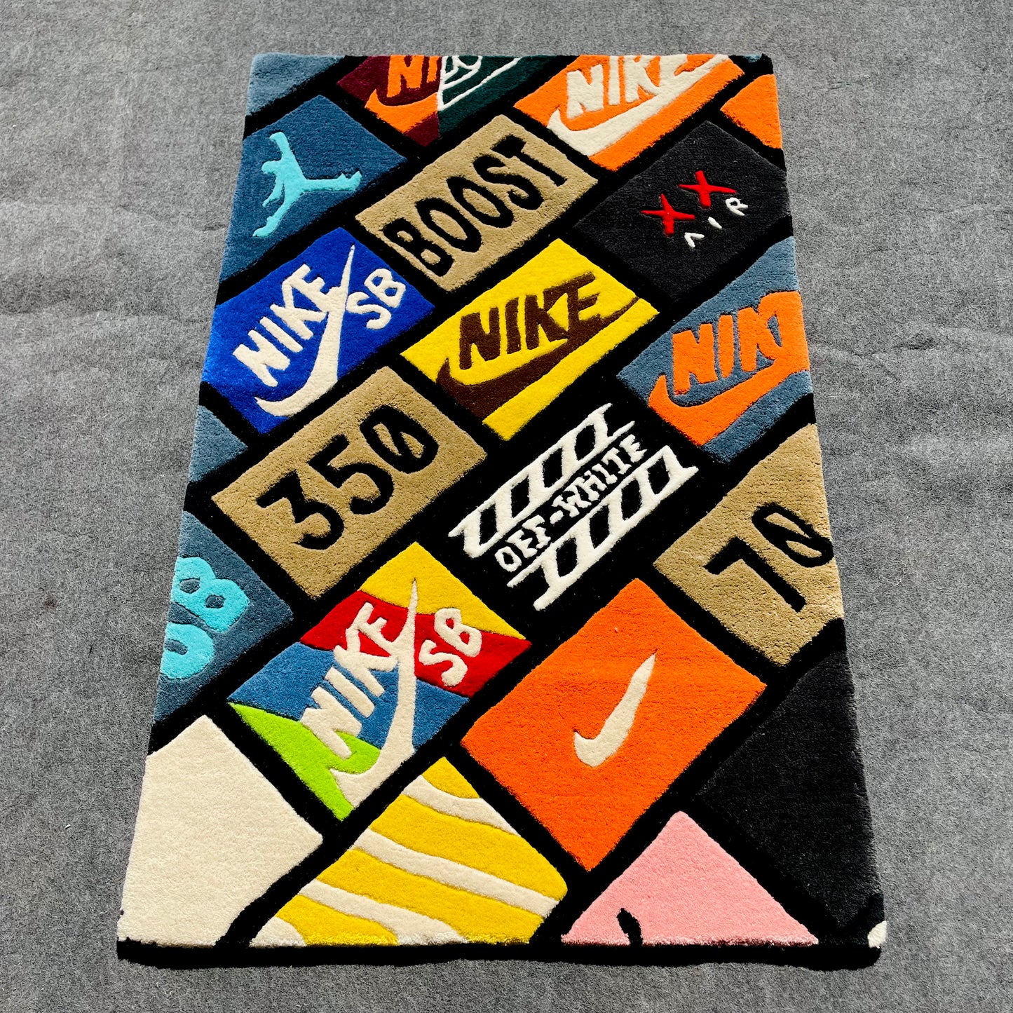 Sneaker Box Top Hand-Tufted Rug (VII)