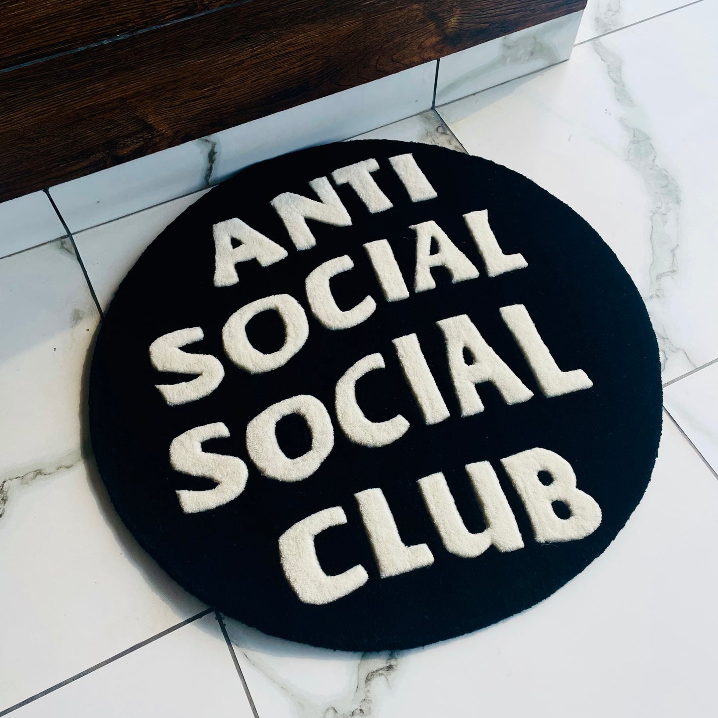 Anti-Social Social Club rug side view