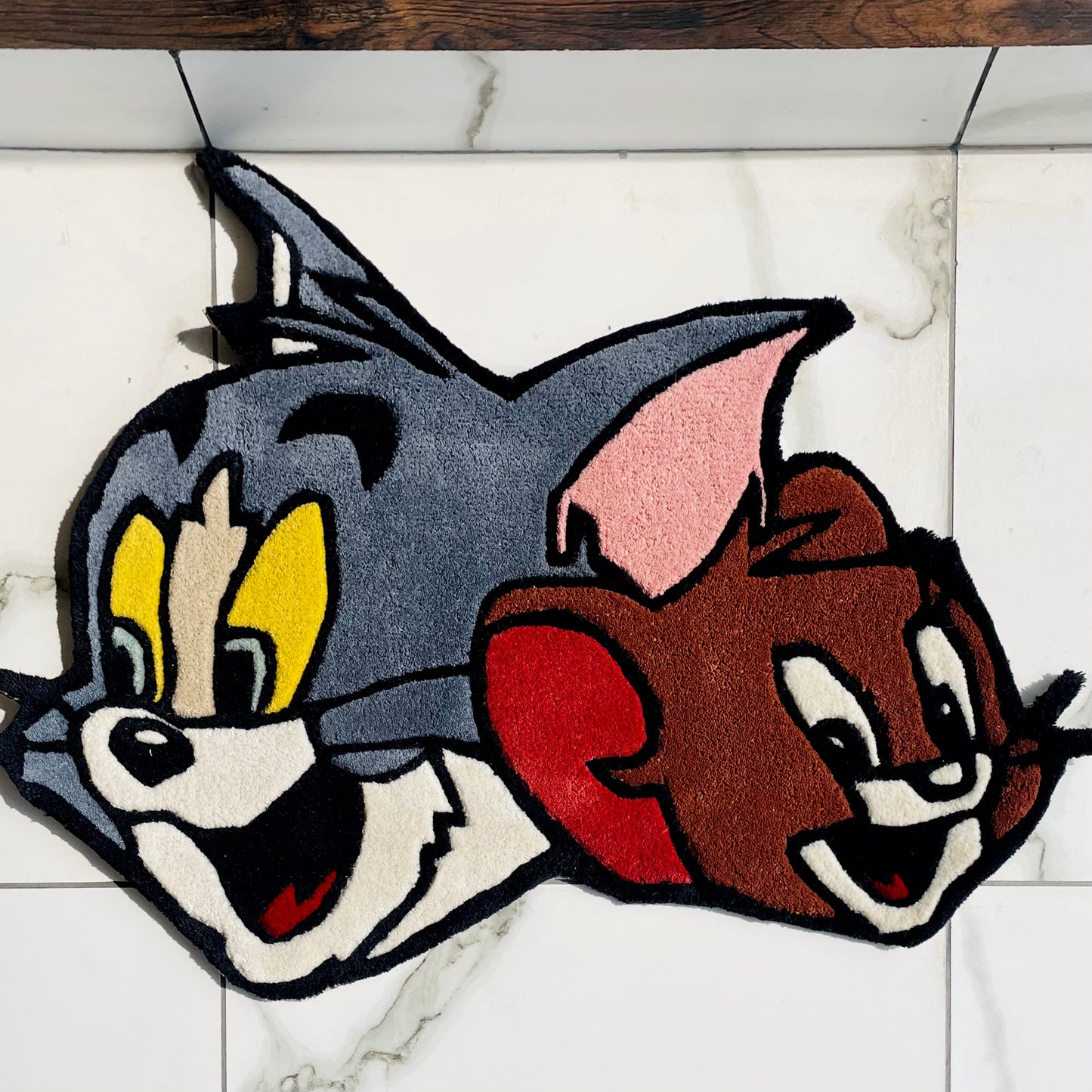 Tom and Jerry Hand-Tufted Rug