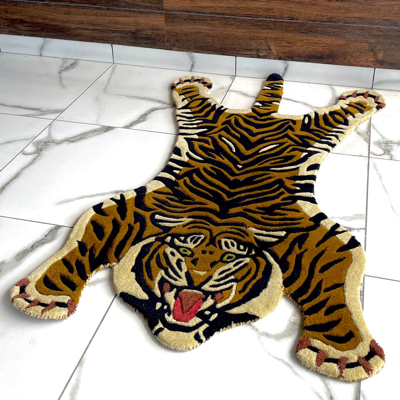 Tibetan Tiger Hand-Tufted Rug