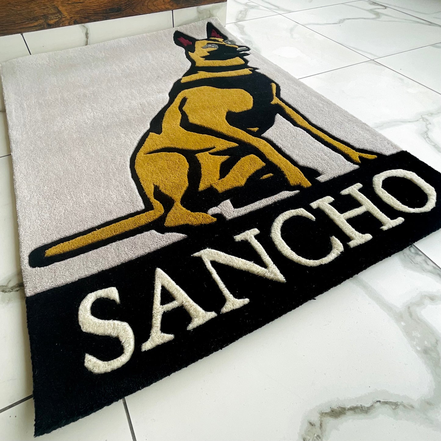 Sancho - The Belgian Shepherd Hand-Tufted Rug (Customisable)
