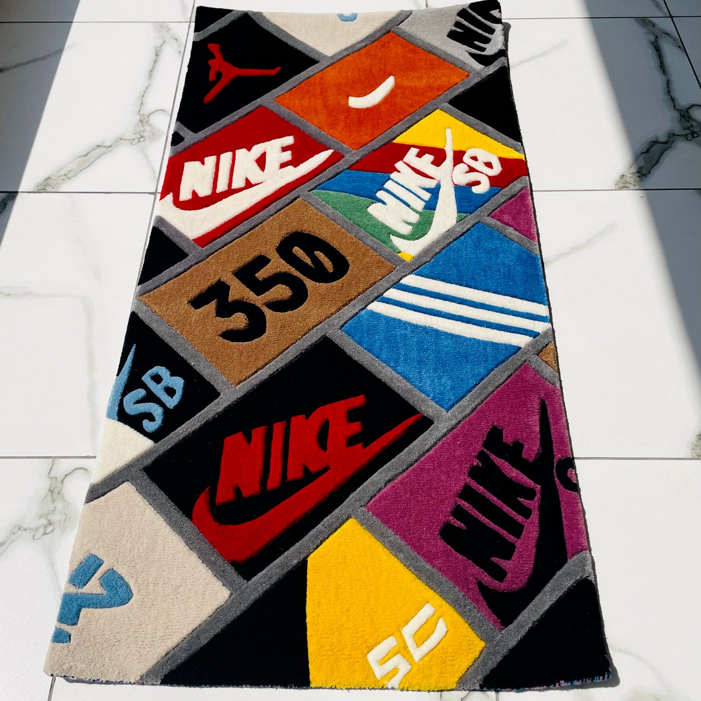Sneaker Box-Top Hand-Tufted Rug VIII | Ready to Ship