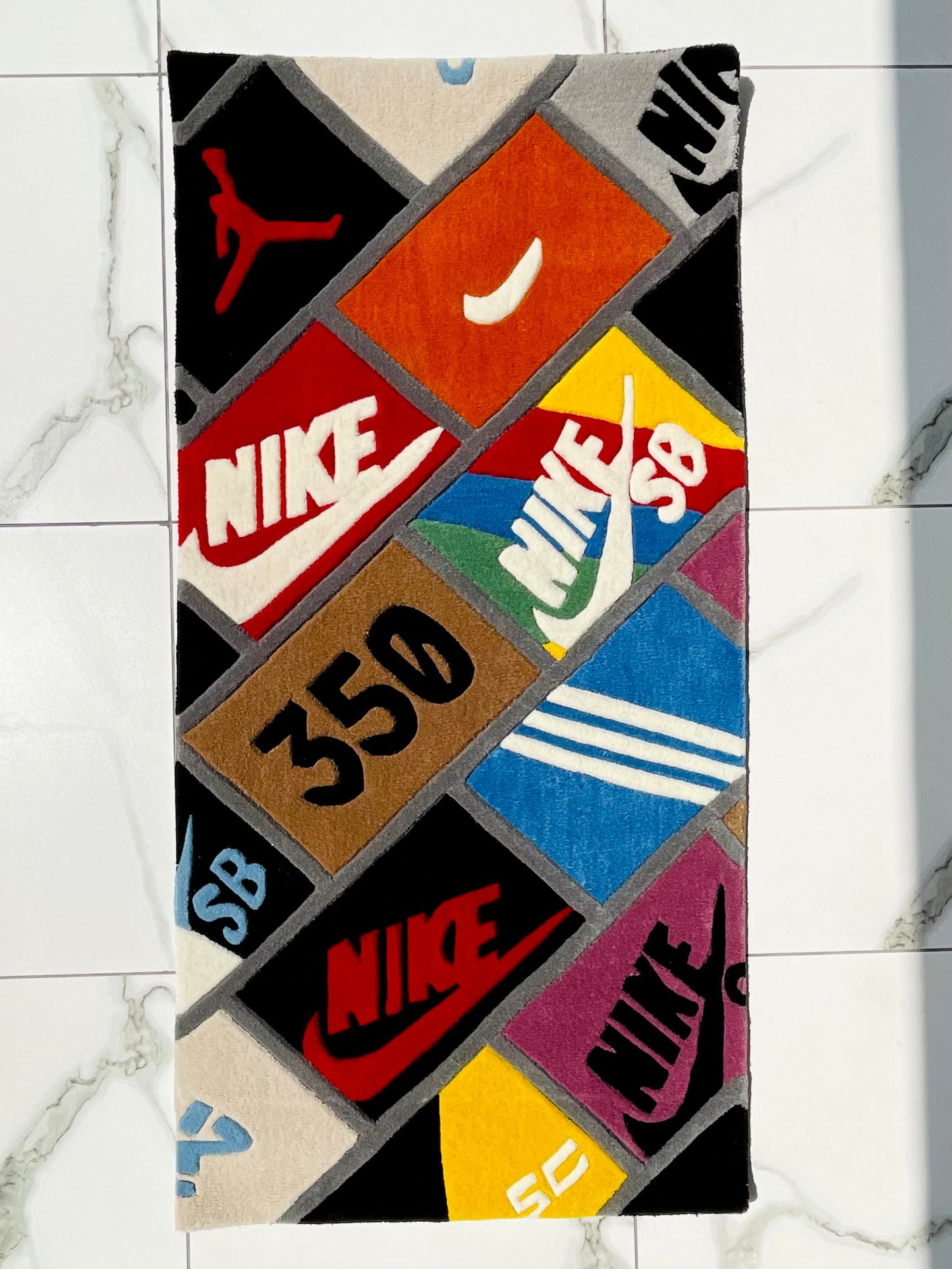 Sneaker Box-Top Hand-Tufted Rug VIII | Ready to Ship