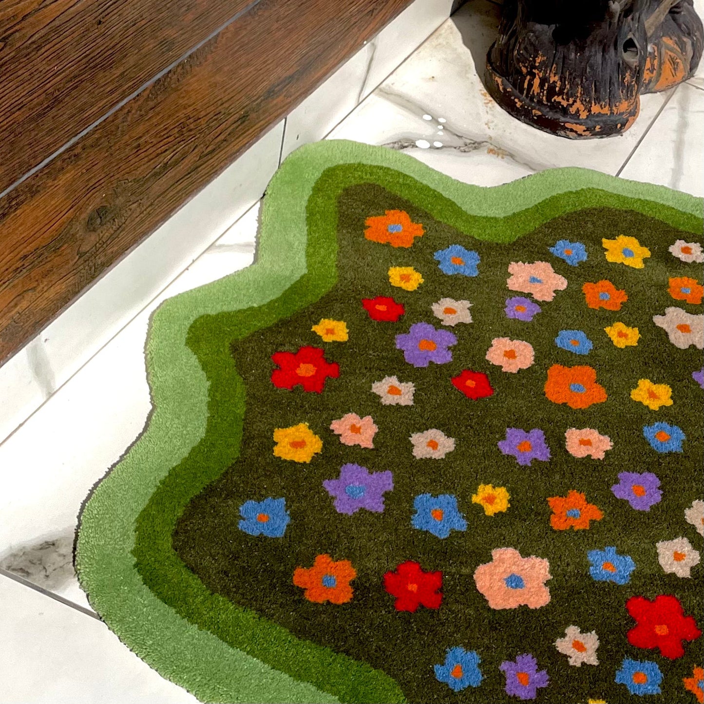 Blossom Bliss in Garden Hand-Tufted Rug | Ready to Ship