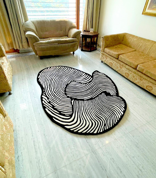 Celestial Drift Living Area Hand Tufted Rug