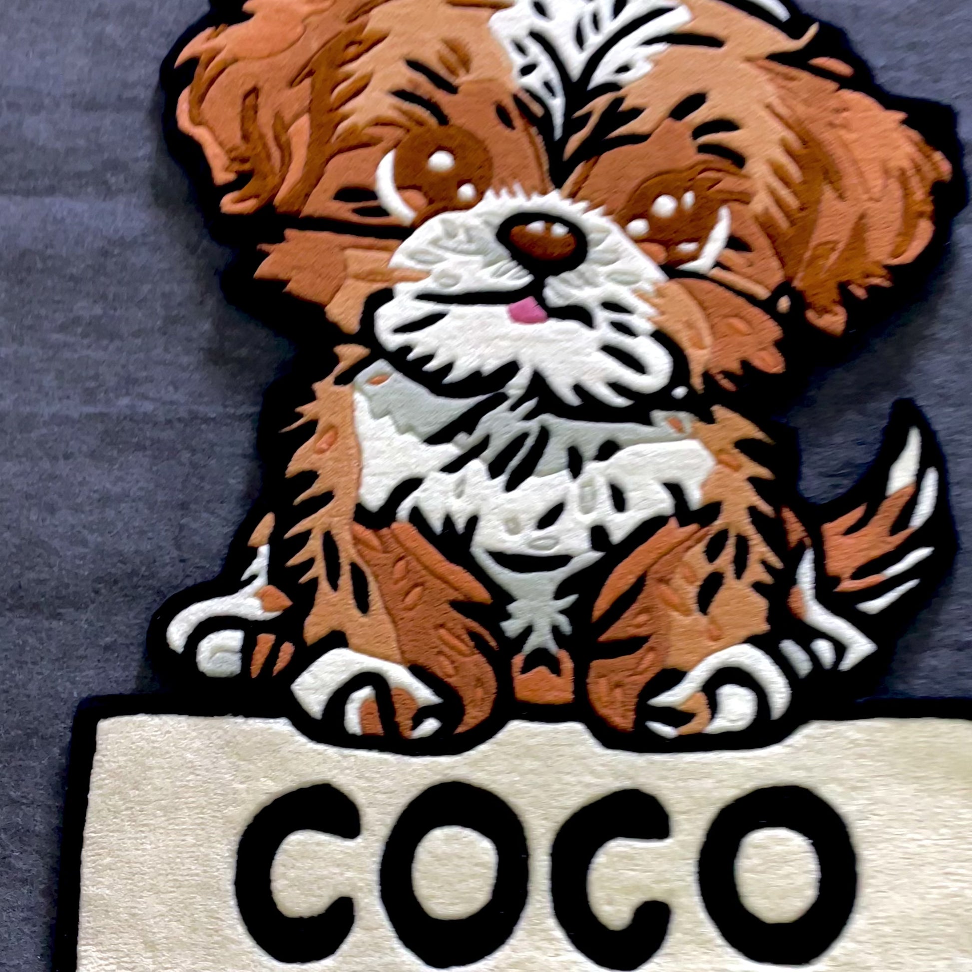 Coco - The Shih Tzu Hand-Tufted Rug