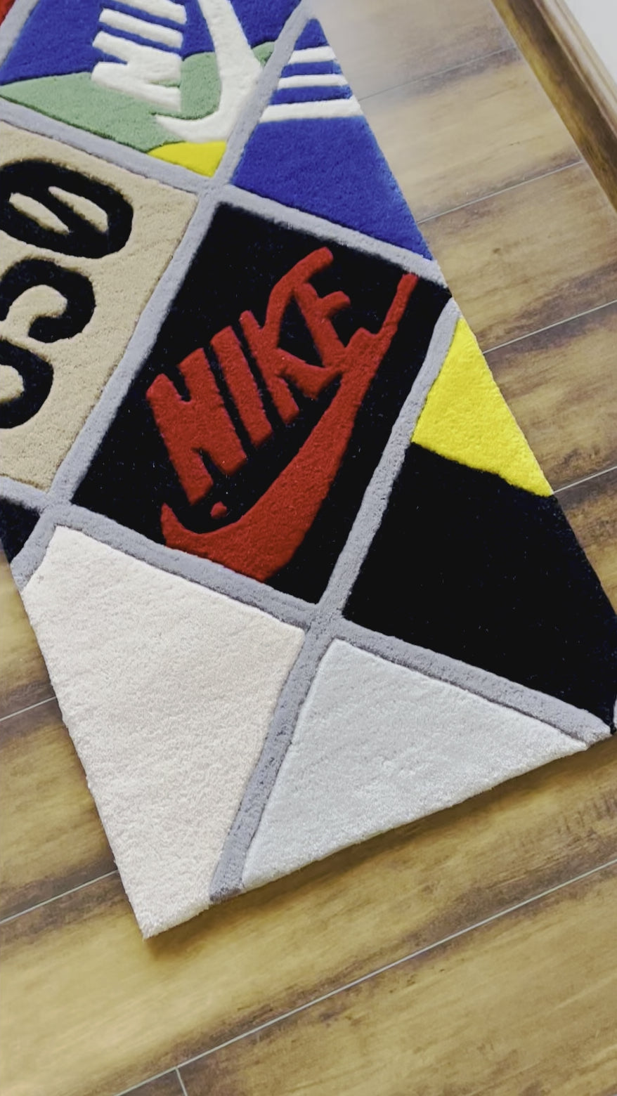 Sneaker Box Top Hand-Tufted Rug detailed view